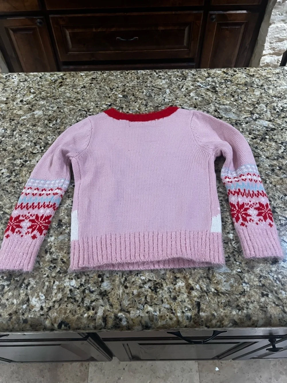 New - Rudolph the Red Nose Reindeer Girls Christmas Sweater in Pink | Size M (5)
